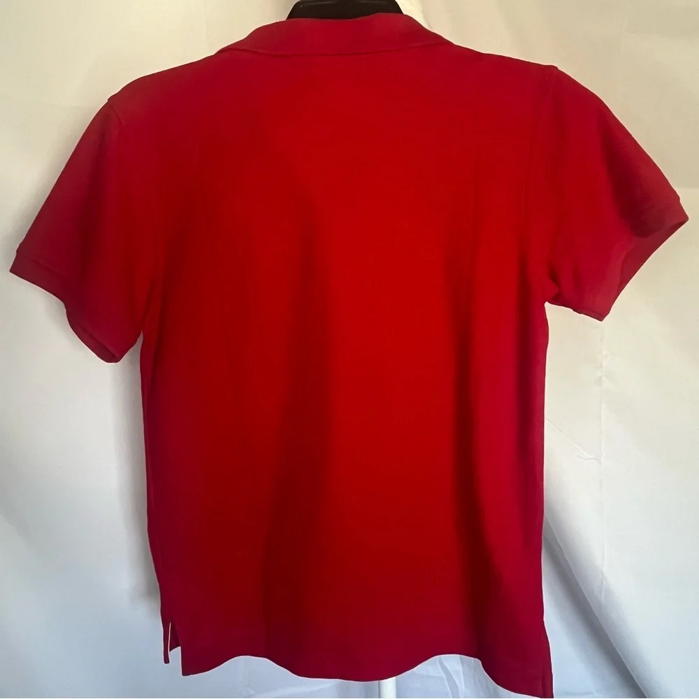 Gymboree Play Proof Uniform‎ Collared Pique Polo Shirt Red Size 12